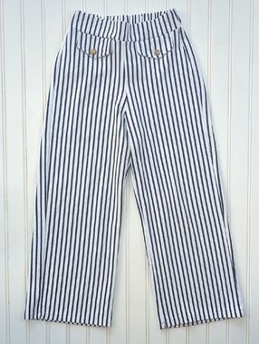 Zara Black and White Striped Kids Bottoms